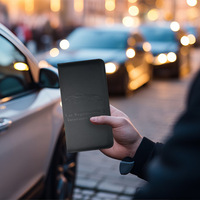 Étui de permis de conduire en cuir PU bon marché à la mode pour immatriculation de voiture