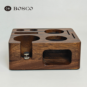 BOSCO 9 en 1 Estación Organizadora de Espresso Ecológica Clásica, Soporte Cuadrado de Nogal para Herramientas de Café, Hecho en China y <span class=keywords><strong>Guatemala</strong></span> - Product Image 4