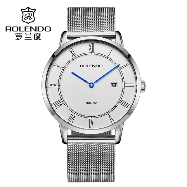 Women's Luxury Stainless Steel Quartz Watch Pointer Dial Water Resistant Roman Numeral Display-Trendy Minimalist Couple's Watch