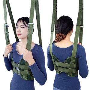 สายรัด<span class=keywords><strong>พยุง</strong></span>หลัง<span class=keywords><strong>แบบ</strong></span>ปรับได้สำหรับใช้ในบ้าน ช่วยยืดกระดูกสันหลัง บรรเทาอาการหมอนรองกระดูกเคลื่อน พร้อมสายรัดดึงลงและสายรัดพยุงหลังส่วนล่าง - Product Image 1