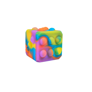 Newest 3D Silicone Squishy Dice <b>Push</b> <b>Pop</b> Ball Sensory Fidget Toy Gift for Children Unisex Decompression Stress Cube - Product Image 2