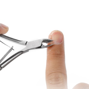En stock, vente en gros, coupe-cuticules D501 en acier inoxydable plaqué argent et or, pour l'élimination des cuticules des doigts et des <span class=keywords><strong>ongles</strong></span>, ouverture large - Product Image 3