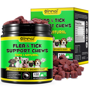 Oimmal Suplemento Natural de Vitaminas para Exteriores, Desparasitante Puro y Saludable, Masticables para la Prevención de <span class=keywords><strong>Pulgas</strong></span> y Garrapatas para Perros - Product Image 1