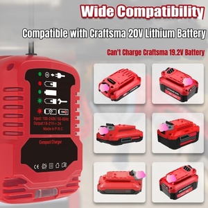 <span class=keywords><strong>Caricabatterie</strong></span> Portatile Mini Sostitutivo per Batterie Craftsman 20V Compatibile con Serie Craftsman V20 CMCB204 Utensili Elettrici - Product Image 2