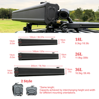 Remaco Overlanding Gear Vente en gros Réservoir d'eau portable en aluminium pressurisé étanche de 4,8 gallons (18-36 L) pour le camping 4x4