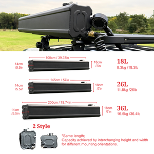 Remaco Overlanding Gear Vente en gros Réservoir d'eau portable en aluminium pressurisé étanche de 4,8 gallons (18-36 L) pour le camping 4x4 - Product Image 4