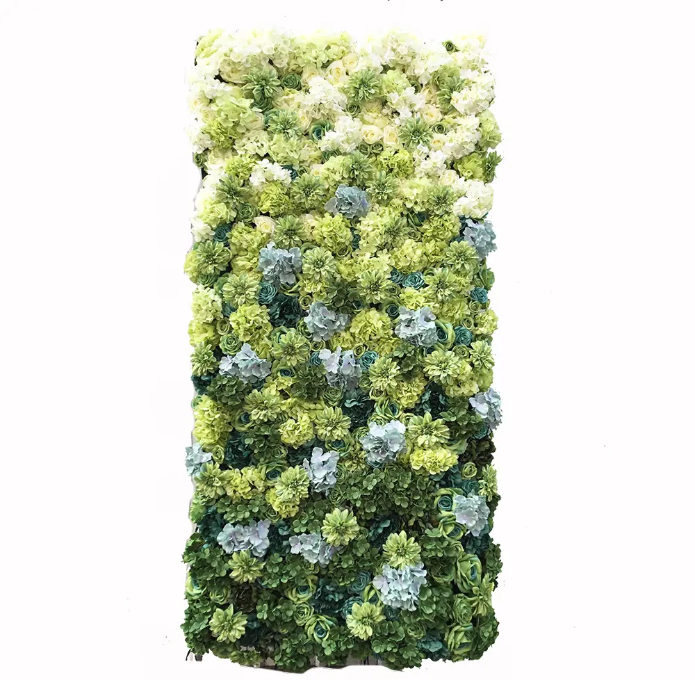 Decorazione di nozze della parete del fiore del panno arrotolabile bianco 5D 3D della parete di nozze personalizzata