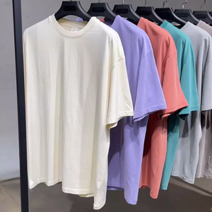 Tùy Chỉnh Màn Hình In Ấn T Áo Sơ Mi 200gsm Đồng Bằng T Áo Sơ Mi 100% Cotton Cũ Rửa Trắng Cổ Điển Áo Thun - Product Image 2