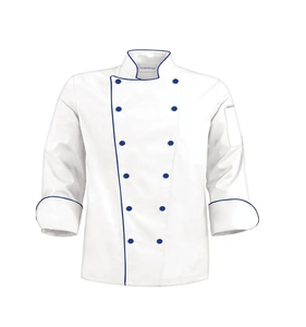 Uniforme de Chef <span class=keywords><strong>Pizzaiolo</strong></span> para servicio de comida, chaqueta de cocina con delantal para restaurante, panadería, cafetería - Product Image 6