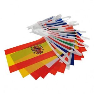 ธงชาติแบบกำหนดเองขายส่ง ขนาด 14x21 ซม. ธงแบบเส้น - Product Image 3