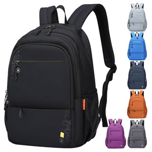 Unisex Casual Nylon <b>Backpack</b> With Zipper Closure And Interior Pocket For <b>Daily</b> Use - Product Image 1