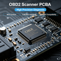 Solution PCBA de diagnostic automobile OBD2 personnalisée, scanner automobile ELM327, assemblage de carte de circuit imprimé, prise en charge du développement de micrologiciel, OEM ODM