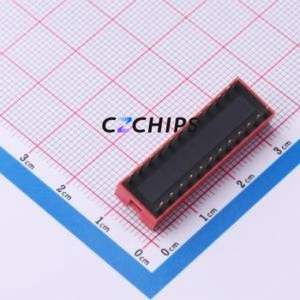 SMQS-12R-TP DIP Switch Switch ( Type: Flat Toggle, Raised Type )( Number of Switch Sections: 12 )( Lead Spacing: 2.54mm ) - Product Image 2