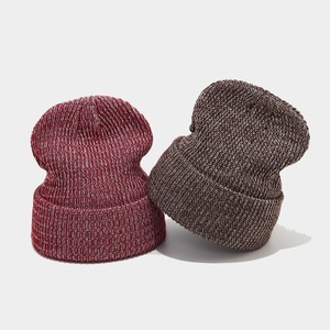Gorro de Punto con Motas de Colores Mezclados, Cálido para Invierno, Estilo Casual, para Parejas - Product Image 1
