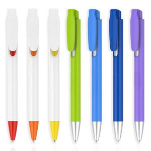 Stylo bille personnalisé avec logo QR code, largeur d'écriture 1,0 mm, en plastique, cadeau publicitaire promotionnel - Product Image 1