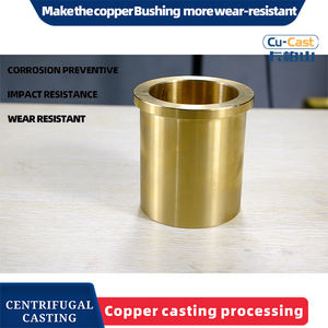 Coulée centrifuge personnalisée de haute qualité manchon en cuivre graphite autolubrifiant matériau en bronze non standard - Product Image 5