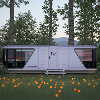 Future-Style Space Capsule Container House Maisons japonaises en bois pour hôtel bureau parc salon chambre à coucher Conteneur en bois
