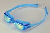 Lunettes de natation pour enfants, professionnelles, en silicone et polycarbonate, anti-buée, anti-UV, réglables, confortables, étanches, personnalisables