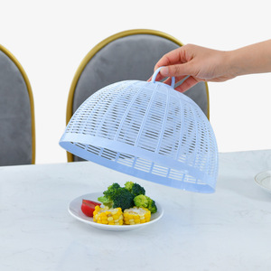 Plastic Food Cover Round Reusable For Table Kitchen Home Insect Protection - Product Image 1