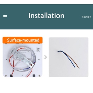 Plafonnier LED moderne en acrylique à montage en surface, télécommandé, idéal pour le salon - Vente chaude - Product Image 6
