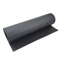 Papier Kraft Noir Biodégradable 200g en Rouleau, Décoratif Simple Face pour Emballage Artisanat, Art, Cadeaux, Cadres Photo, Bougies