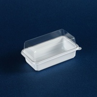 Boîte d'emballage alimentaire transparente rectangulaire en PET, style chinois, imprimée UV, pour tarte aux œufs, gaufrettes de pêche, sushi, qualité alimentaire, marque BOHE