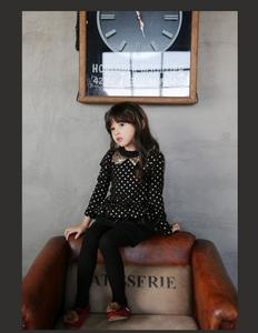 ชุดเดรสเด็กสไตล์เกาหลี แขนยาว ลายจุด สำหรับเด็กผู้หญิง ขายส่งจากโรงงานจีน - Product Image 6