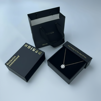 Boîte à tiroir personnalisée de petite taille, emballage de luxe fait main, boîte à tiroir coulissante rigide avec ruban