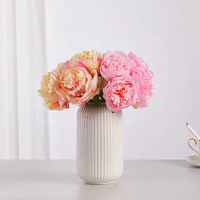 Oh Arts Nouveau Vente en Gros Fleurs Design Décoratives Individuelles Hortensias Artificiels Fleur en Soie pour Mariage Retour à l'école