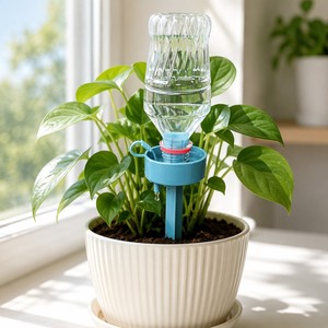 <span class=keywords><strong>Kit</strong></span> d'irrigation <span class=keywords><strong>goutte</strong></span> <span class=keywords><strong>à</strong></span> <span class=keywords><strong>goutte</strong></span> pour plantes, <span class=keywords><strong>à</strong></span> alimentation par gravité, avec piquet en plastique et insert pour <span class=keywords><strong>bouteille</strong></span>, <span class=keywords><strong>à</strong></span> libération lente, pour intérieur et extérieur, idéal pour les vacances - Product Image 2
