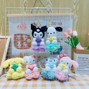 Bán Buôn Phim Hoạt Hình Phim Hoạt Hình Hình Thiết Kế Mới Kuromi Giai Điệu Kitty Với Mat Thiên Thần Loạt Sang Trọng Túi Xách <span class=keywords><strong>Keychain</strong></span> Đồ Chơi - Product Image 3