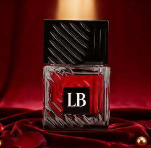 Nouveau flacon de parfum carré de haute qualité 100 ml, personnalisable avec boîte, avec bouchon <span class=keywords><strong>argent</strong></span>é brillant. - Product Image 3