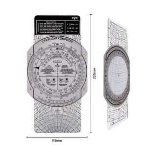 CYA คอมพิวเตอร์พลาสติกสำหรับการบินกันน้ำเวอร์ชันประหยัดเหมาะสำหรับการฝึกการบินนักเรียน <span class=keywords><strong>E6B</strong></span> - Product Image 4