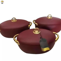 Ensemble de 3 récipients isothermes pour aliments chauds, 2L+2.5L+3L, avec cuve intérieure en acier inoxydable