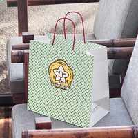 Sacs d'emballage alimentaire en kraft écologiques et recyclables avec logo personnalisé pour la livraison, restaurant Singapour