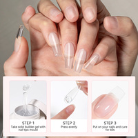 BORN PRETTY Gel de sculpture 3D pour nail art, OEM, marque privée, logo personnalisé, gel de construction non collant pour les mains, sans HEMA, sans TPO, en pots
