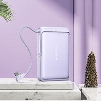 Banco de Energía Portátil Multifuncional de Aleación de Aluminio, 10000mAh, Carga Rápida Tipo-C, Soporte para Teléfono Inalámbrico y con Cable