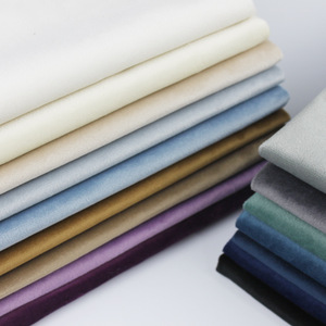 Thick Holland Velvet Fabric Lisse Velvet Solid Color Cloth For Sofa Cover Upholstery Wholesale Decorative Textile <b>Material</b> - Product Image 1