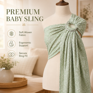 Tela con estampado de lino 100% puro excelente de alta calidad para anillo de envoltura de bebé Sling Baby Carrier Tela de lino - Product Image 5