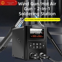Pasokan Langsung Pabrik 978D Hot-Air Rework Station Setrika Solder Bebas Timbal; Stasiun Kerja Pengelasan Perbaikan Ponsel