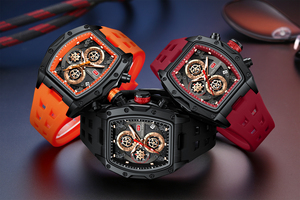 ミニフォーカスブランド0473Gメンズファッション時計relogio masculinos de luxoシリコンバンド男性高級時計 - Product Image 6