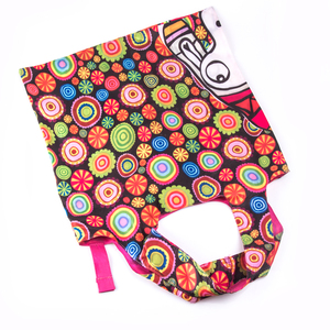 Tái sử dụng bền hoa hàng tạp hóa có thể gập lại Tote Túi có thể giặt Túi mua sắm thêm lớn dễ thương tùy chỉnh dây rút kèm theo đầy đủ - Product Image 2