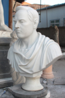 Marble Men Bust Elegant Classical Figure Marble Bust Personal Sculpture for Home Decor Stone Carved Figure Sculpture
