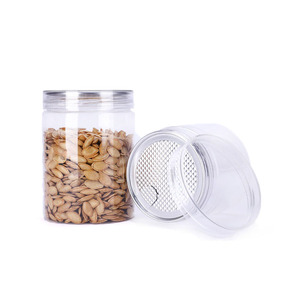 10oz barattolo <span class=keywords><strong>di</strong></span> <span class=keywords><strong>plastica</strong></span> trasparente da 300ml con coperchio <span class=keywords><strong>di</strong></span> sicurezza per contenere cosmetici alimentari caramelle cioccolatini snack <span class=keywords><strong>di</strong></span> zucchero - Product Image 2