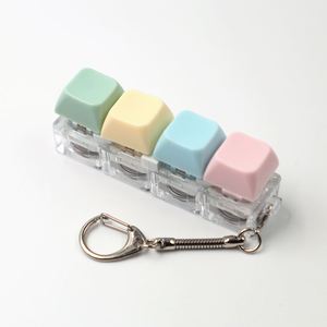 <b>Custom</b> Cute <b>Keychain</b> Multiple Color Options Stim Toy Stress Relief Design Keycap Fidget <b>Keychain</b> - Product Image 3
