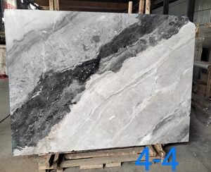 Carreaux <span class=keywords><strong>de</strong></span> sol <span class=keywords><strong>et</strong></span> <span class=keywords><strong>de</strong></span> mur en marbre <span class=keywords><strong>blanc</strong></span> veiné à l'<span class=keywords><strong>encre</strong></span> naturelle, paysage moderne, hall d'hôtel, cuisine, villa, salle à manger extérieure - Écologique - Product Image 3