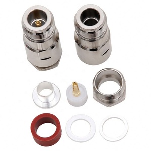 <span class=keywords><strong>Connecteur</strong></span> RF femelle N type en laiton 50 ohms, droit, à <span class=keywords><strong>pince</strong></span>, pour câble coaxial 7D-FB, vente en gros, directement de l'usine - Product Image 2