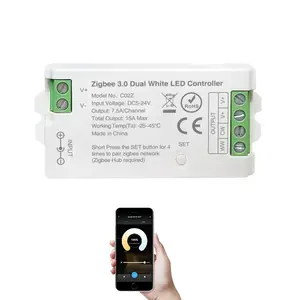 ZigBee 3.0 LED-Controller Einfarbiger Dimmer Unterstützung Tuya Smart Life APP und Sprach steuerung Mini Wireless Smart Light Dimmer