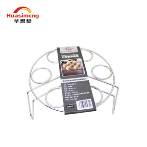 Vaporera de Huevos Ecológica Huasimeng de Acero Inoxidable, Rejilla Redonda de 12 cm, Bandeja para Cocinar al Vapor para Huevos y Pescado, Solo Lavar a Mano - Product Image 1