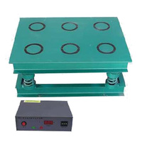 EN12390 vibration magnétique table plate-forme pour moules en béton échantillon